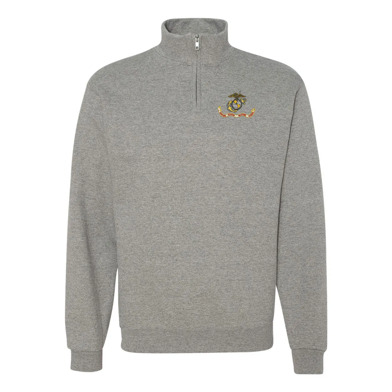 USMC Flag Quarter Zip Sweatshirt
