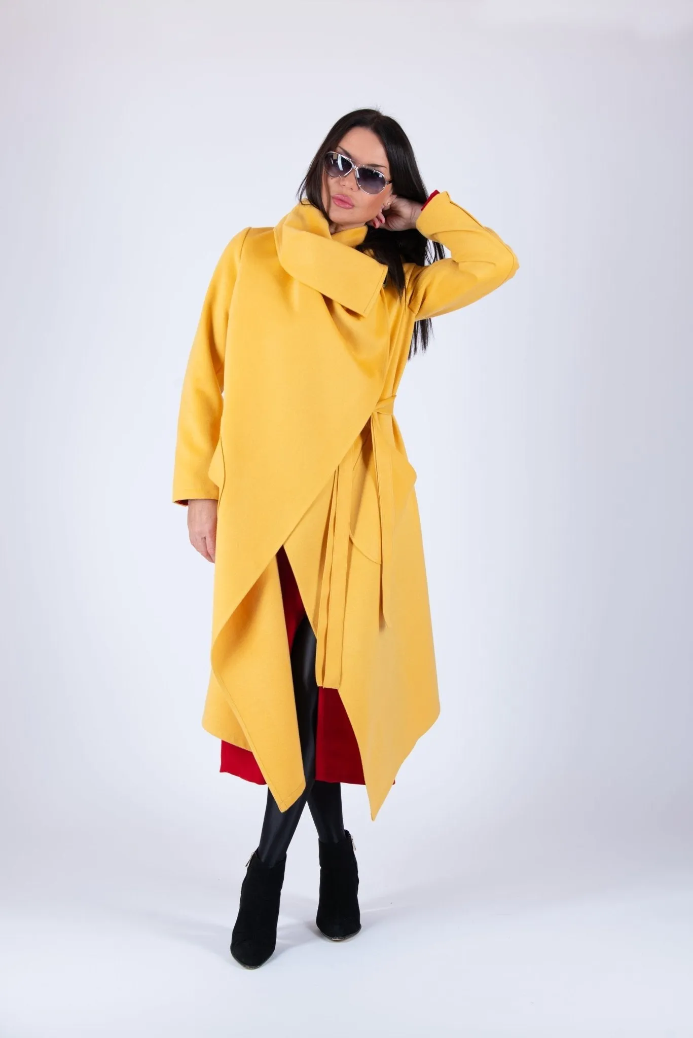 VICTORIA Autumn Women Black Coat