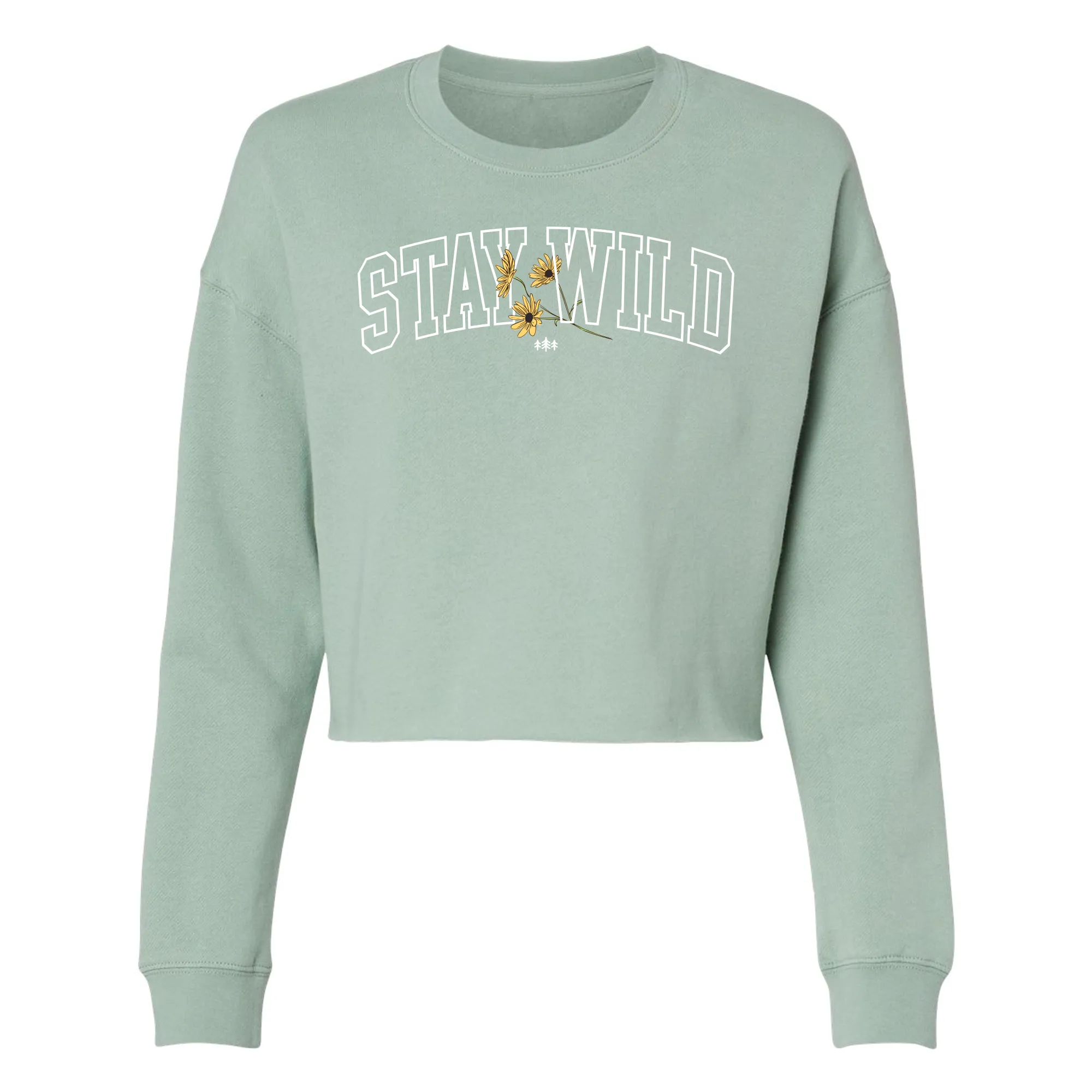 Women’s Stay Wild Cropped Crewneck