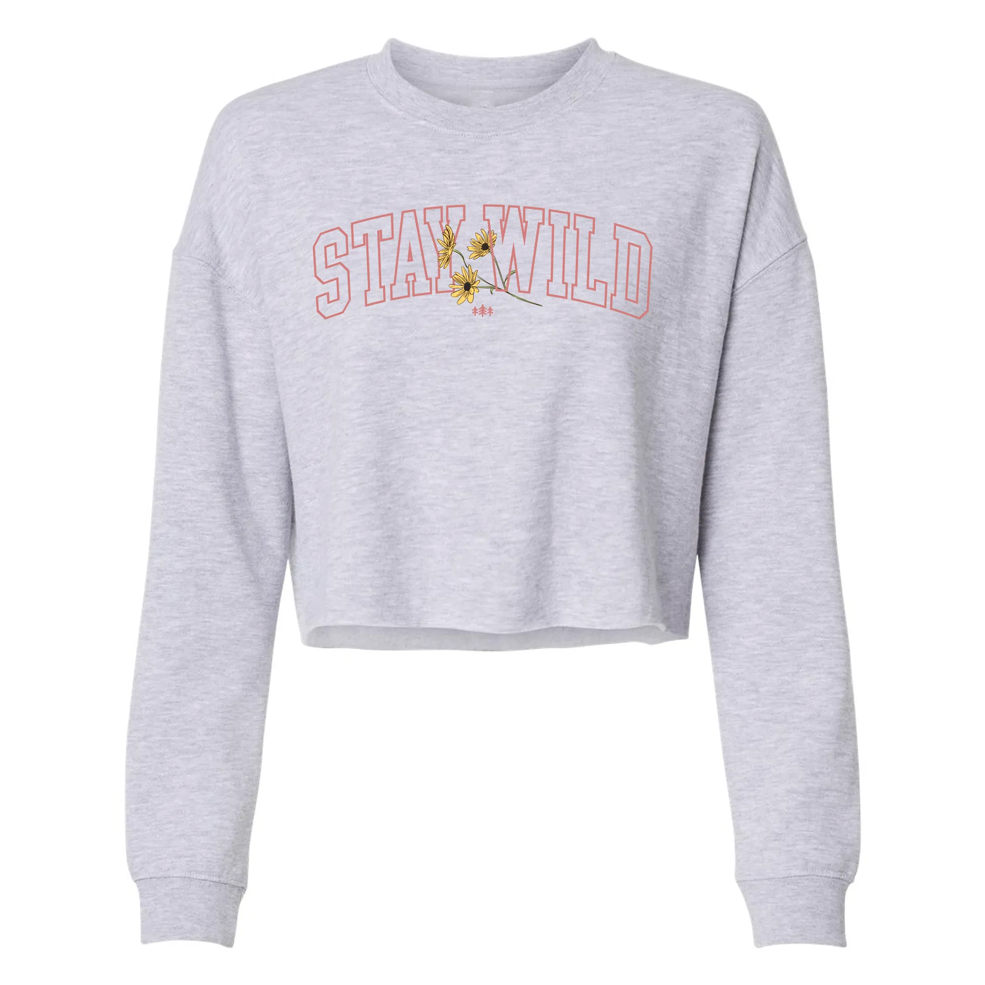 Women’s Stay Wild Cropped Crewneck