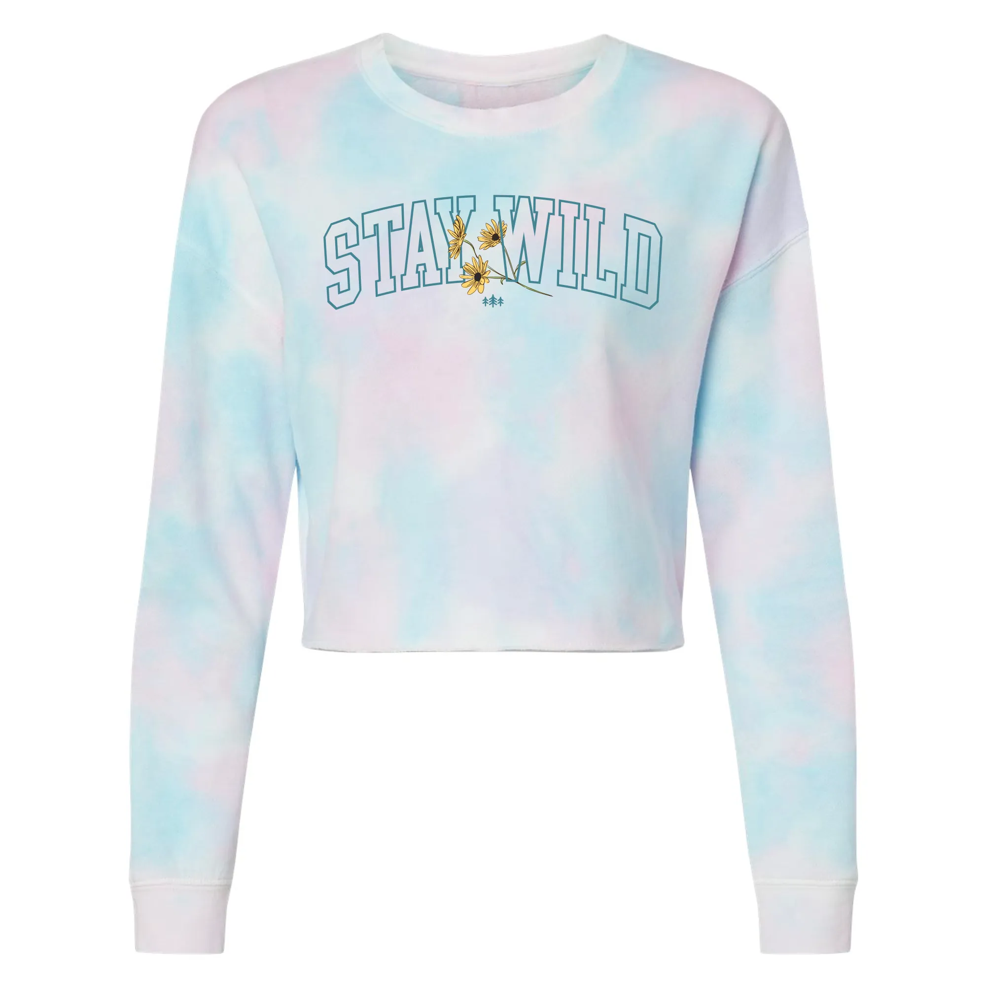Women’s Stay Wild Cropped Crewneck