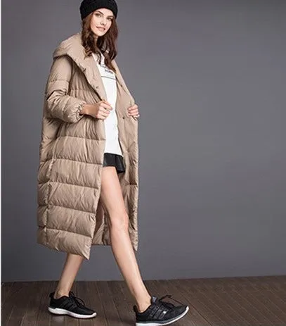 Women's Winter Thick Warm Cotton Long Parka