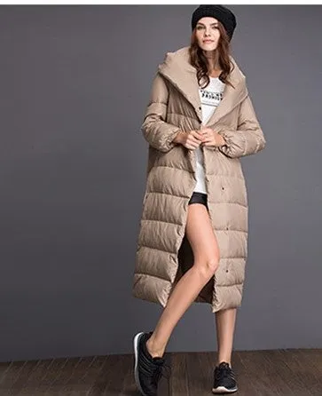 Women's Winter Thick Warm Cotton Long Parka