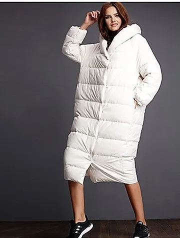 Women's Winter Thick Warm Cotton Long Parka