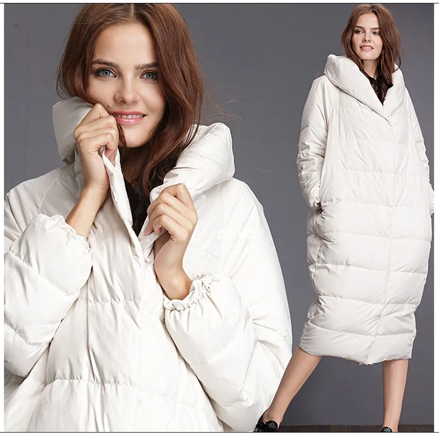 Women's Winter Thick Warm Cotton Long Parka
