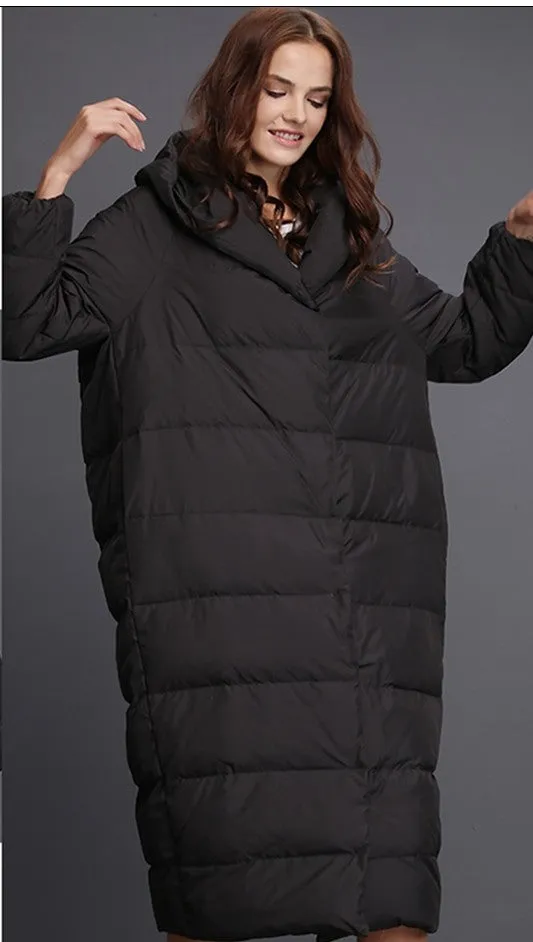Women's Winter Thick Warm Cotton Long Parka