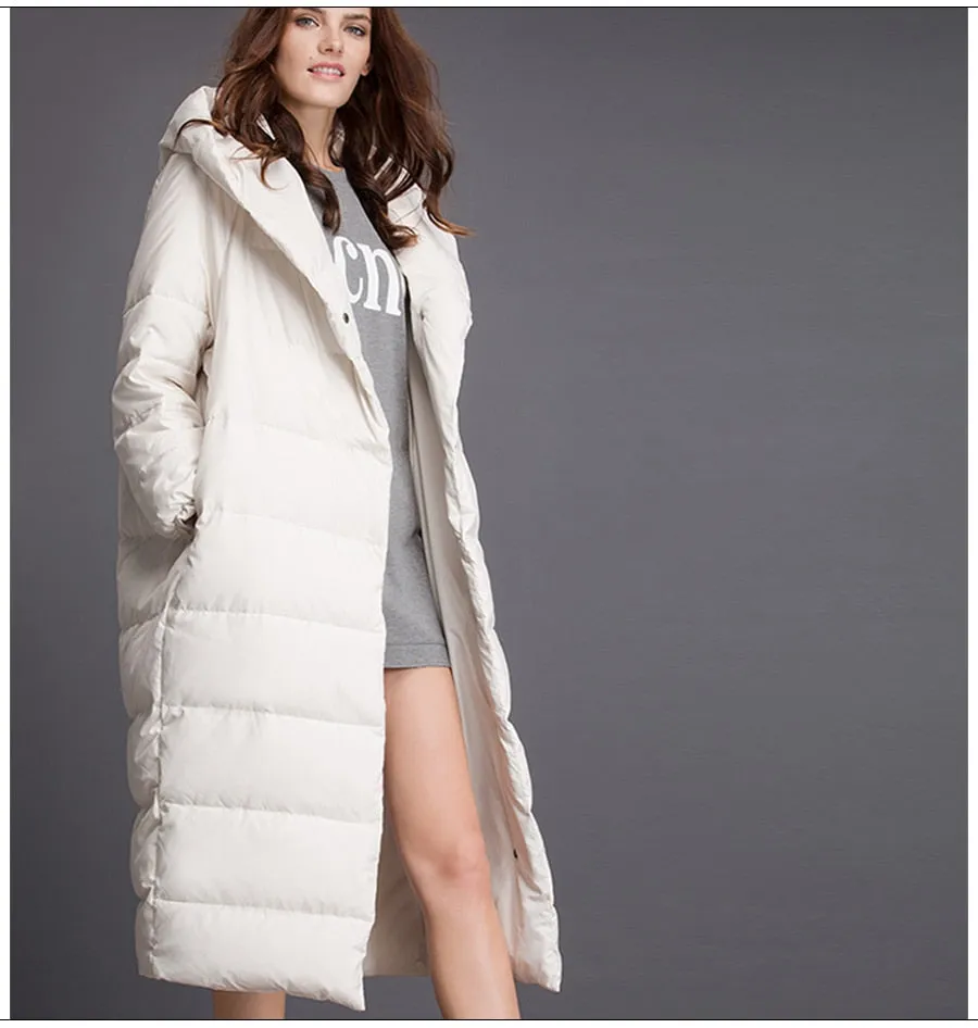 Women's Winter Thick Warm Cotton Long Parka