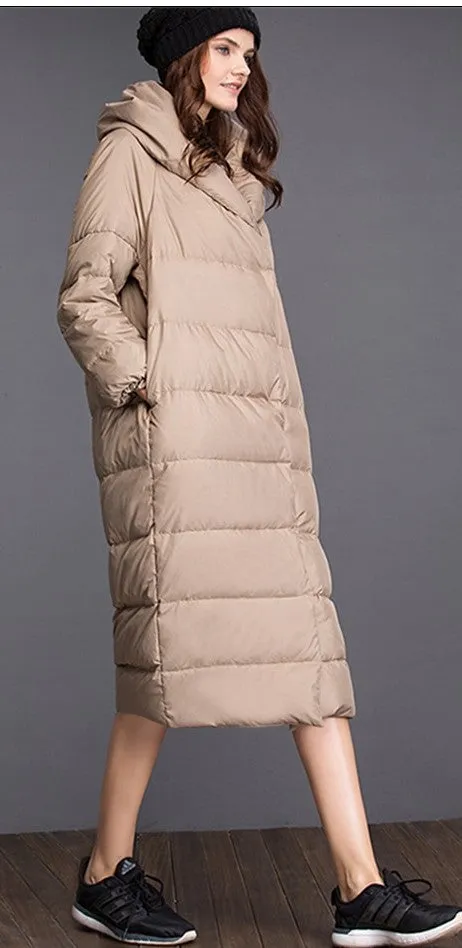Women's Winter Thick Warm Cotton Long Parka