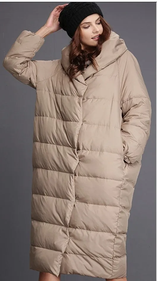 Women's Winter Thick Warm Cotton Long Parka