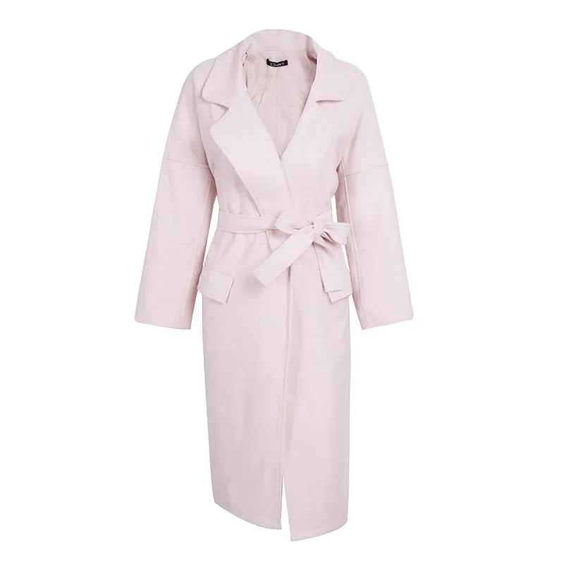 Women's Winter Wool Blend Long Coat