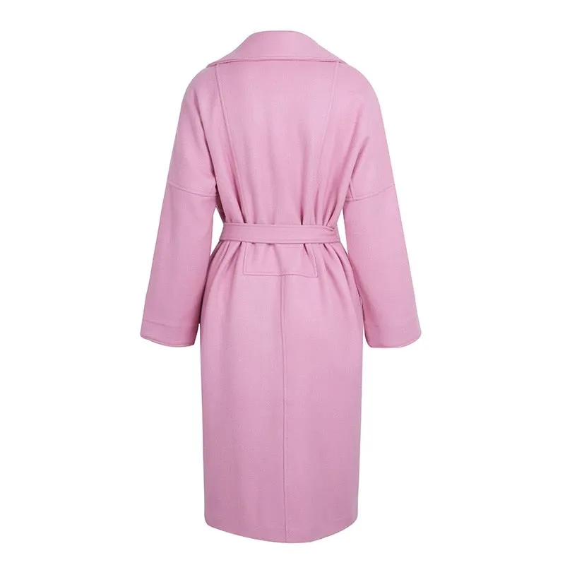 Women's Winter Wool Blend Long Coat