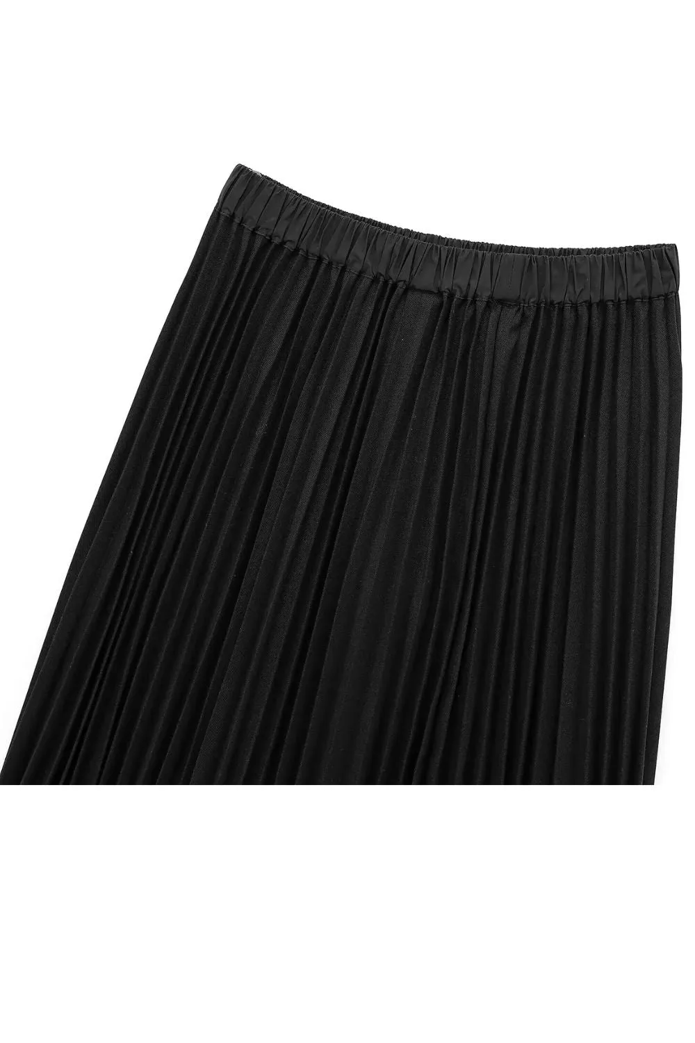 ‘Zoe’  Mid-Length Pleated Skirt